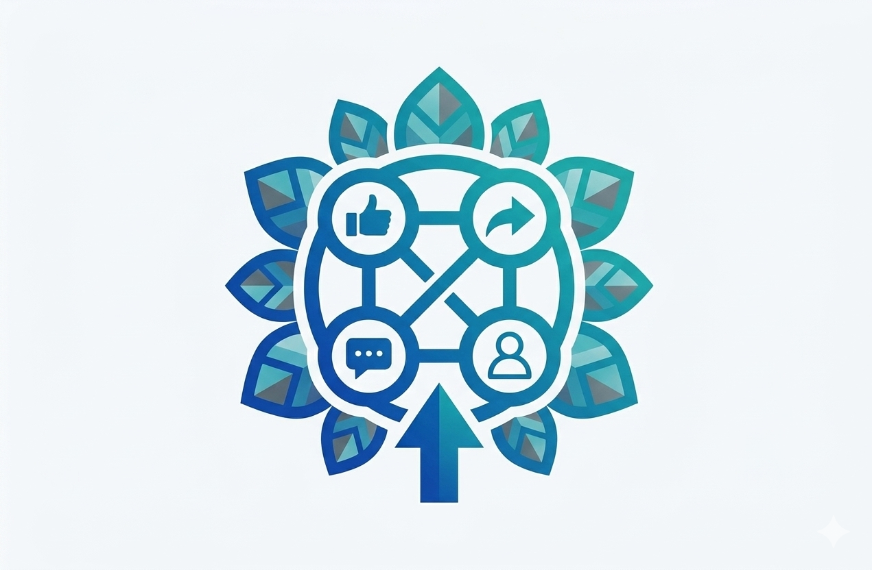 Social Media Management Icon